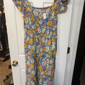 Floral Off-Shoulder Jumpsuit